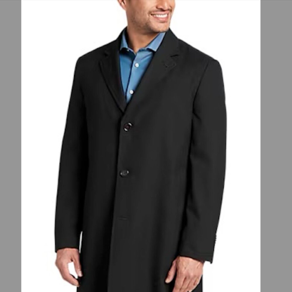 Michael Kors Classic Fit Topcoat - colour:Black